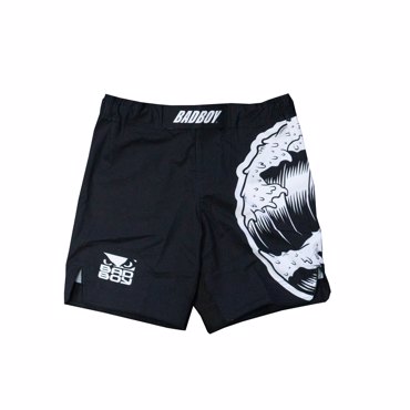 Bad Boy flow Nogi Fight Shorts-Black